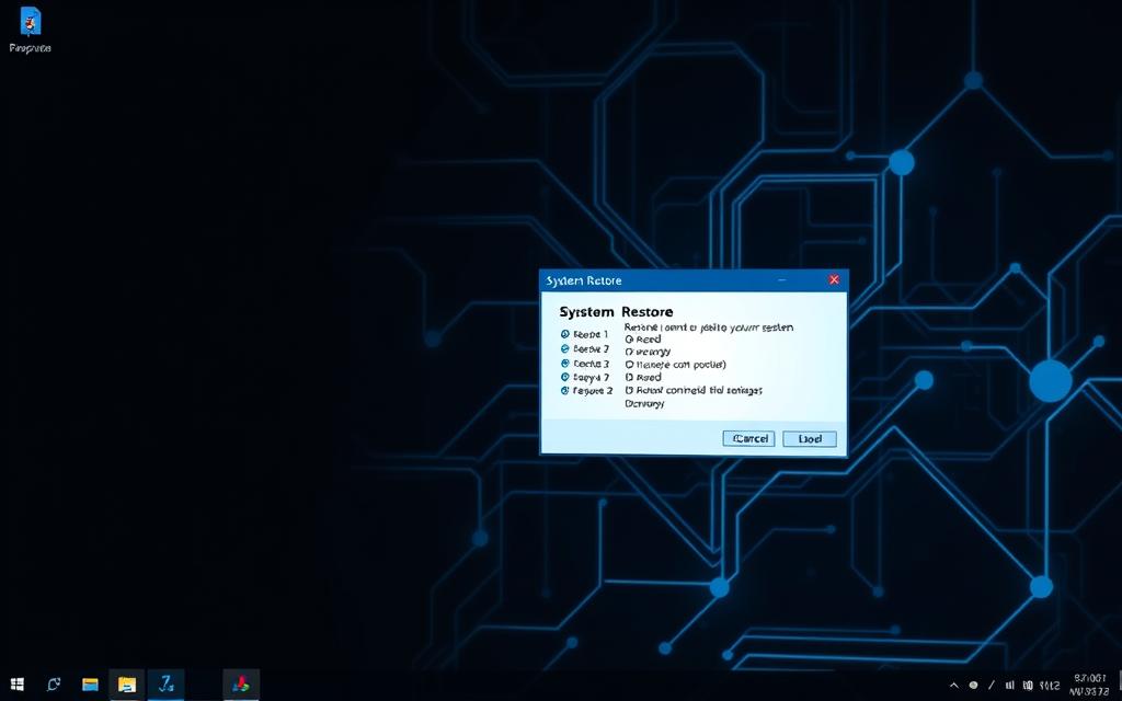 system restore