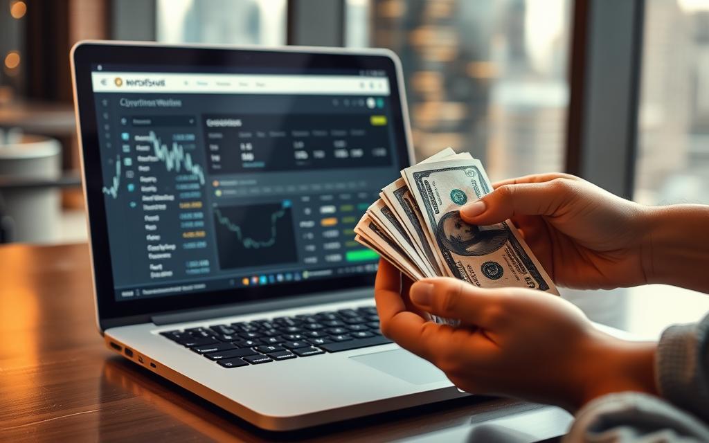 crypto to cash process