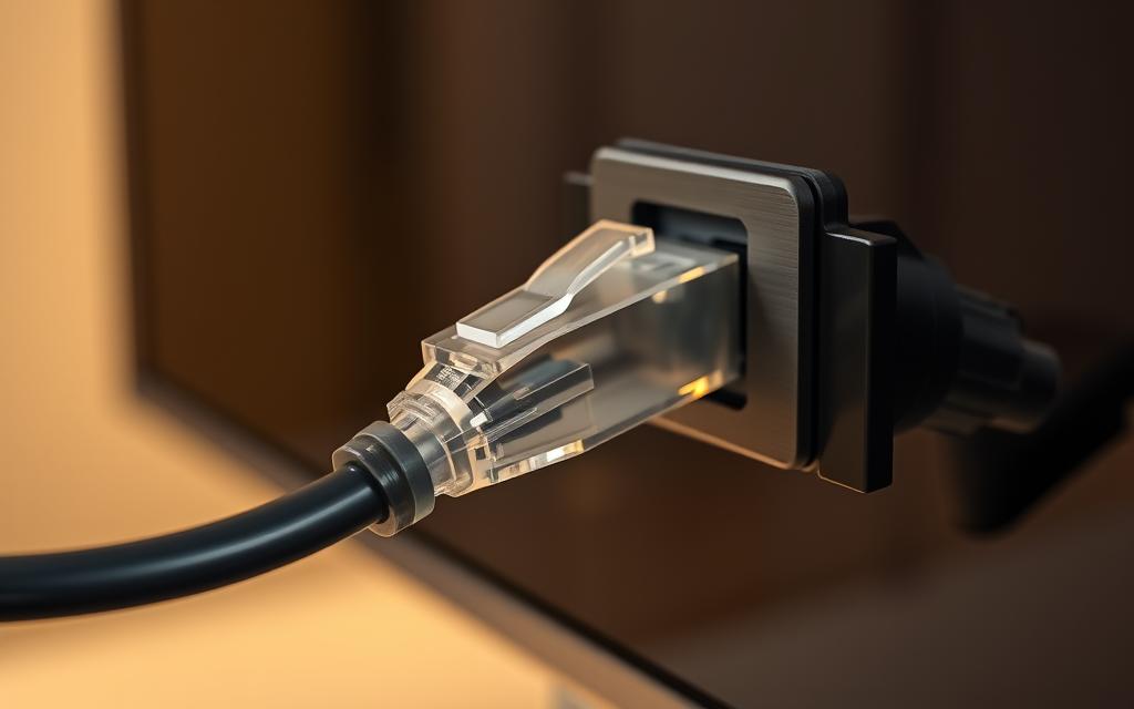 ethernet cable connection