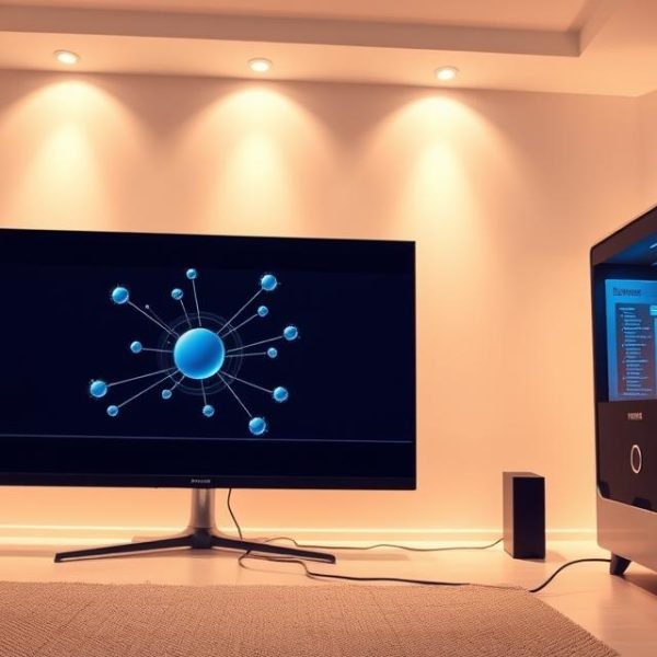 how to connect smart tv to computer network