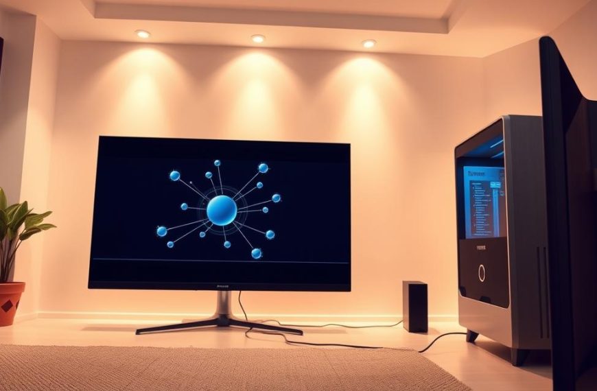 how to connect smart tv to computer network
